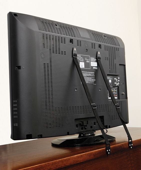 Anchor your TV to the wall Anchor your TV to the wall